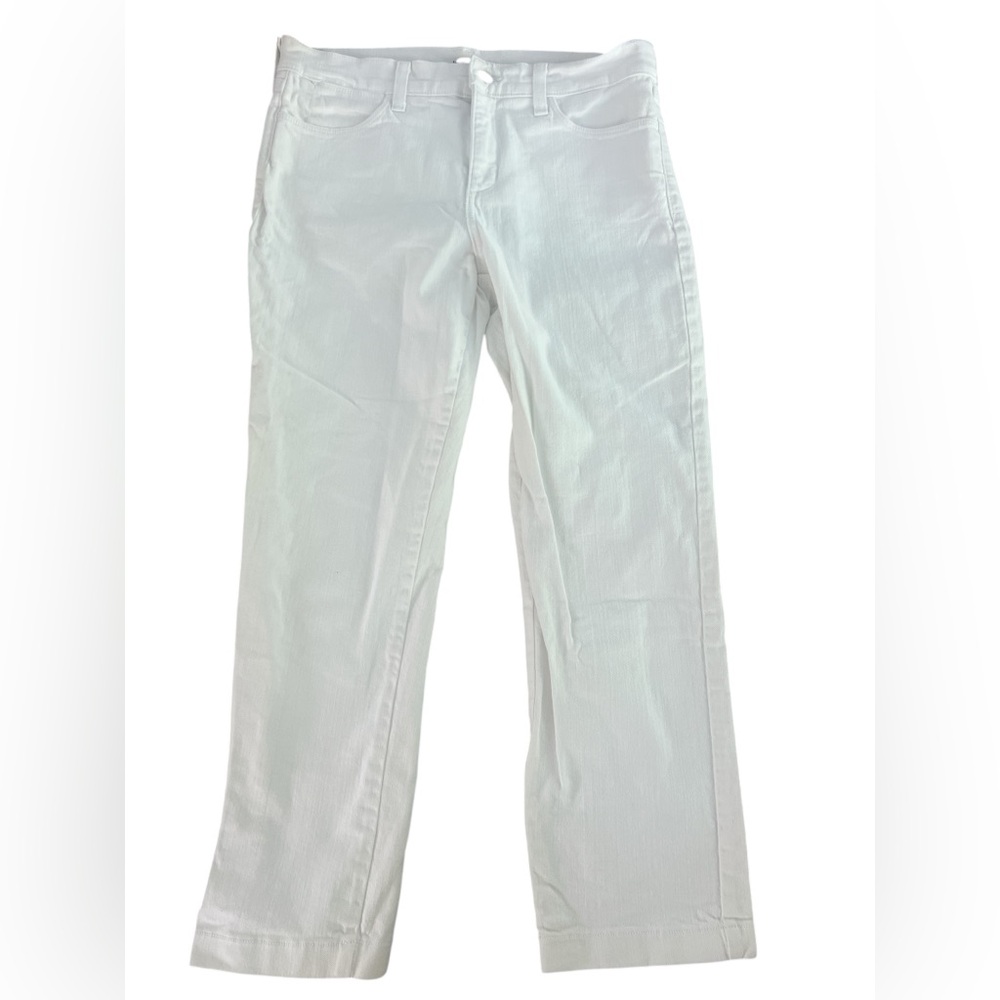 NYDJ  White Crop Jeans Size 10